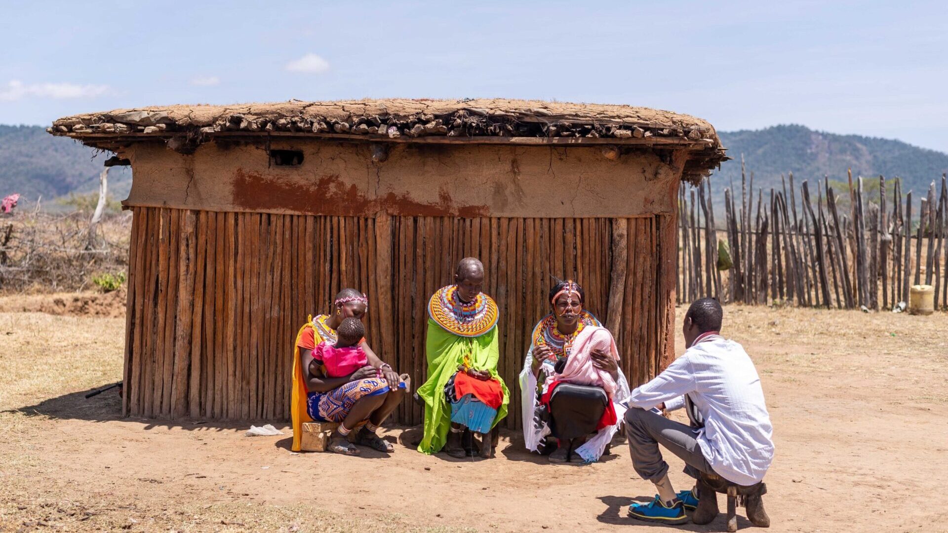 A women’s entrepreneurial group in Samburu, Kenya meets for bi-weekly coaching as part of their participation in the PROFIT Financial Graduation program. (BRAC/BOMA Project 2019)